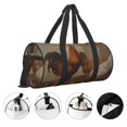 thumbnail image 3 of Easygdp Oil Painting Chicken And Duck Bolsa de Viaje, Bolsa de Mano, Bolsa de Gimnasio, Bolsa de Equipaje para Viaje, 3 of 6