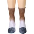 thumbnail image 3 of nimal Paw Socks 3D Funny Novelty Crew Socks for Adults Teens - Christmas Stocking Stuffers, White Elephant Gag Gift, One Size Fits Most (Up to Men’s 11), 3 of 7