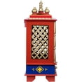 thumbnail image 4 of Indian Handicrafts Export Wooden Home Puja Temple (24X12X30 Inches), 4 of 5