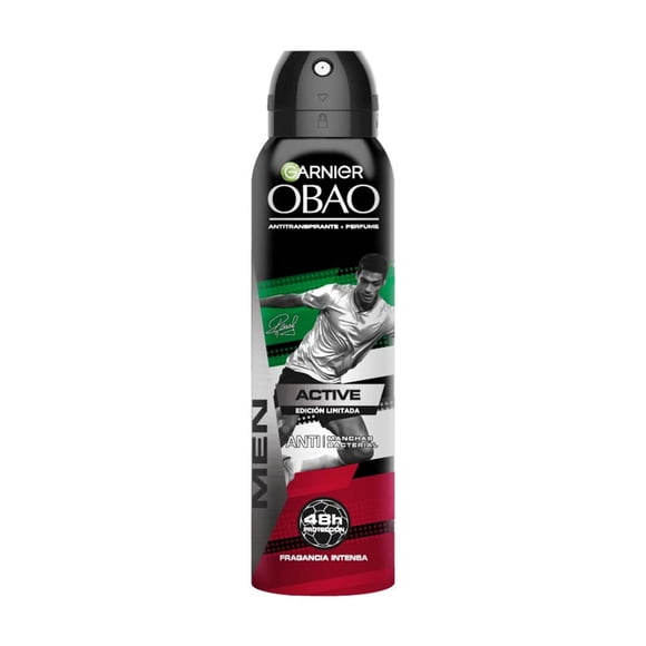 Antitranspirante Garnier Obao Active Men Raúl Jimenez Spray 150 ml