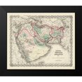 thumbnail image 2 of Colton 13x12 Black Modern Framed Museum Art Print Titled - Middle East Persia Arabia - Colton 1855, 2 of 5