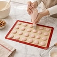 thumbnail image 4 of Silicone Baking Mat, 16X12 Inch Non Stick Baking Sheet, Silicone Baking Mats for Oven, Non Toxic Baking Sheet, Heat Resistant -Grade Mat for Even Baking and Effortless Cleanup of, 4 of 6