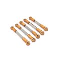 thumbnail image 1 of fastboy 5 Pieces 1/10 Scale RC Car Steering Linkages Model Vehicle Pull Rods Toy Repair Upgrade Modified Replacement for JLB JR Gold, 1 of 6