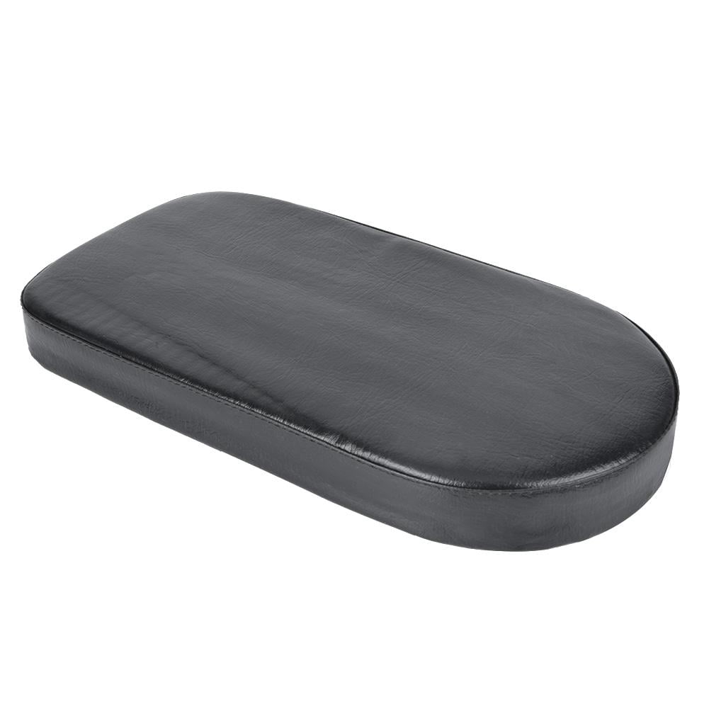 Mgaxyff Bike Back Seat,Black PU Bike Rear Saddle Cover Cushion Wide Soft Pad Bicycle Accessory,Bicycle Back Seat
