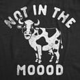 thumbnail image 2 of Womens Funny T Shirts Not In The Moood Sarcastic Cow Graphic Tee for Ladies Womens Graphic Tees, 2 of 9