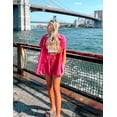 thumbnail image 2 of Yumcute Women Summer Cotton Linen Short Sets 2 Piece Shorts Top Lounge Beach Vacation Two Piece Outfits Tracksuits, 2 of 15