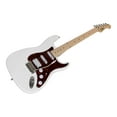 thumbnail image 3 of Monoprice Cali DLX Plus HSS Electric Guitar with Gig Bag - Ivory Ash Body, Wilkinson Bridge/Pickups, Tortoise Shell White Pickguard, Maple Fingerboard - Indio Series, 3 of 6