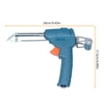 thumbnail image 3 of Pistola de soldadura eléctrica de 60 W, herramienta de reparación de soldador de estaño con envío automático (EE. UU.), 3 of 3