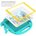 thumbnail image 4 of Dteck Kids Case for iPad 6th Gen/iPad 5th Gen/iPad Air 2/iPad Air, iPad 9.7 Case, with Built in Screen Protector, Octopus Animals Shockproof Case Handle Grip with Shoulder Stap,Mint, 4 of 8