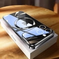 thumbnail image 2 of Funda de teléfono de carga inalámbrica transparente con ventana de chapado magnético de lujo para iPhone 11, 12, 13, 14, 15 Pro Max Plus, cubierta suave a prueba de golpes, 2 of 5