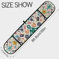 thumbnail image 3 of Yayeee Double Oven Mitt Kitchen Heat Resistant Baking 35" x7" Quilted Glove, Abstract Floral, 3 of 6