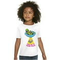 thumbnail image 4 of Funny Alien Take Me To Your Pizza Crewneck T Shirts Boy Girl Teen Brisco Brands S, 4 of 5