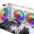 thumbnail image 5 of Thermaltake CT140 ARGB Sync PC Cooling Fan White (2-Fan Pack), 5V Motherboard Sync, 16.8 Million Colors 9 Addressable LEDs, 140 mm Hydraulic Bearing Case/Radiator Fan, CL-F154-PL14SW-A, 5 of 7