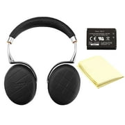 Parrot PF562001 Zik 3 Headphones in Black Overstitched with Replacement Battery and Polishing Cloth