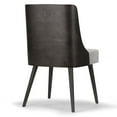 thumbnail image 5 of Ayaki White Woven Accent Chair with Rattan Arms, 5 of 8