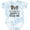 Tie Dye Blue, variant on Inktastic Adopt a Rescue Dog Pet Boys or Girls Baby Bodysuit