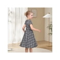 thumbnail image 4 of Sunny Fashion Girls Dress Vintage Polka Dot Black White School Retro Classic Daily Sundress 8 Years, 4 of 6