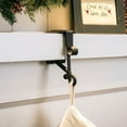 thumbnail image 5 of Clearance! Fireplace Stocking And Garland Hanger,Garland Hanger For Door Framegarland Holder For Mantle,Adjustable 2 In 1 Double Mantel Hangers For Front Door,Christmas Stocking Holder For Home,3PCS, 5 of 6
