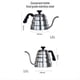 thumbnail image 4 of Tetera de Café de Acero Inoxidable de 1,2 L, Tetera de con Termómetro para Cafetera de Oficina en Casa, 4 of 5