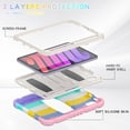 thumbnail image 3 of Allytechgroup for iPad Mini 7 Kids Case, for iPad Mini 6th/7th Generation Cases with Pencil Holder Kickstand Shockproof Protective Back Cover for iPad Mini 6/7 Case 8.3 Inch, Colourfulpink, 3 of 8