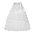 thumbnail image 4 of 3 Aro de de Crinolina Enagua Macarena Vestido de novia Crinoline Petticoat 3 Hoop Bone, 4 of 5