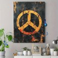 thumbnail image 4 of Qisvanset Framed Canvas Wall Art, 12x16 Inch Peace Bible Verse Aesthetic Room Wall Decor, 4 of 5