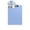 Blue, variant on WNFJR Clipboard Folder File, A4 Size File Cover Folder Writing Clipboards, Profile Clip File Folder, Clipboard with Cover Closure