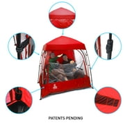 EasyGo Products CoverU Sports Shelter – 2 Person Weather Tent Pod (RED) – Patents Pending