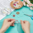 thumbnail image 3 of 70m 0.6mm Crystal Thread Clear Stretch Elastic Round Transparent Cord String Jewelry Beading Threads, 3 of 9