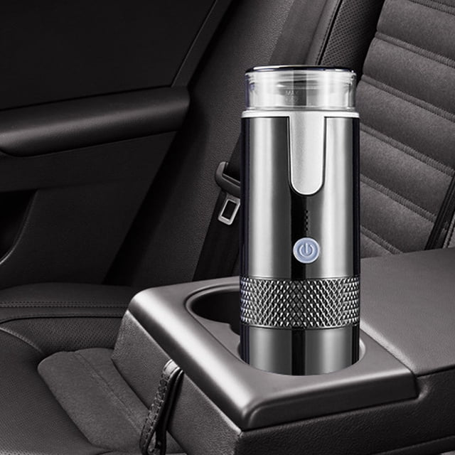Cafetera De Una Sola Porción, Batería Portátil 2 De La Máquina De Café 1200mAh En 1 Diseño Para Caminar