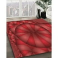thumbnail image 2 of Ahgly Company Indoor Rectangle Patterned Love Red Area Rugs, 2' x 3', 2 of 6