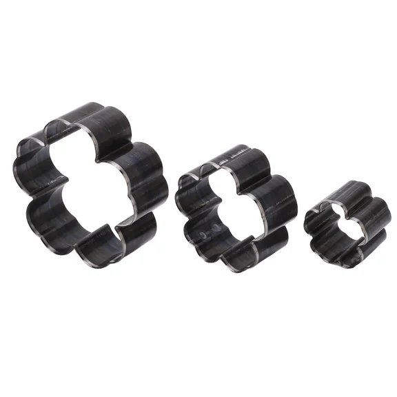 3Pcs Leather Cutting Die Incisive Flower Shaped Cutting Mold For Go Zxs