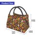 thumbnail image 2 of Fotbe Sunflowers Mushrooms Bolsa Térmica Portátil con Estampado, Bolsa de Entrega de Alimentos Aislada, Bolsa Reutilizable de Gran Capacidad para Comidas y Supermercado, 2 of 6