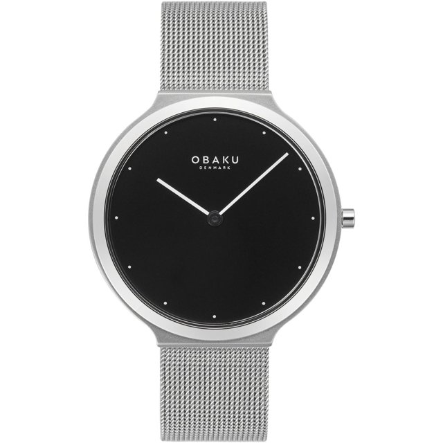 Reloj Obaku Denmark V269LXCBMC Satin Lille Clásico-Gris plateado 36 mm