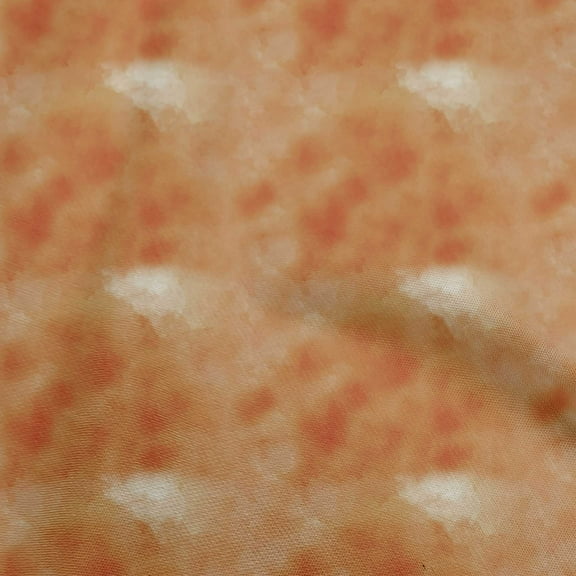 oneOone Cotton Cambric Orange Fabric Abstract Smoke Diy Clothing Quilting Fabric Print Fabric By Yard 56 Inch Wide