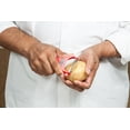thumbnail image 3 of The Kosher Cook, Stainless Steel Potato Y Vegetable Peelers - Red, 3 of 3