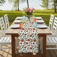 thumbnail image 4 of Table Runners 72 Inches Long Dress Scarves, Valentine's Day Farmhouse Kitchen Table Runner, Coffee Tablerunners, Red Roses Leaves Botanical Spring Watercolor 18x72 Inch, 4 of 9