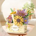 thumbnail image 3 of MesaSe Ensemble de Blocs de Construction Mini Fleur Compatible avec - Enfant Adultes - Multicolore, 3 of 6