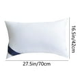 thumbnail image 3 of JeashCHAT Bed Pillow for Sleeping, Standard Size, Bedding Hotel Home Dorm Super Soft Pillow for Back, Stomach or Side Sleepers (27.5×16.5in, White), 3 of 6