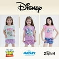 thumbnail image 3 of Disney Toy Story Woody Buzz Lightyear Jessie T-Shirt and French Terry Dolphin Shorts Outfit Set Toddler to Big Kid, 3 of 5