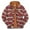 Brown, variant on Men's Coats And Jackets Hooded Thickened Cotton Plaid Long Sleeve Loose Hooded Jacket Men's Coat Red M JE