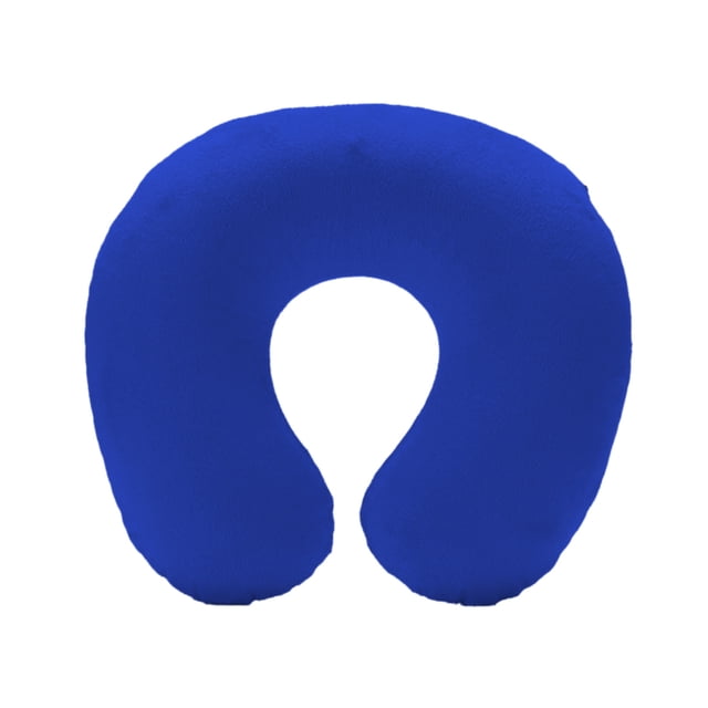 Ohufall PVC Core Inflatable Travel Neck Pillow Cervical Support Pillow Travel Essentials Portable Outdoor Nap Pillow