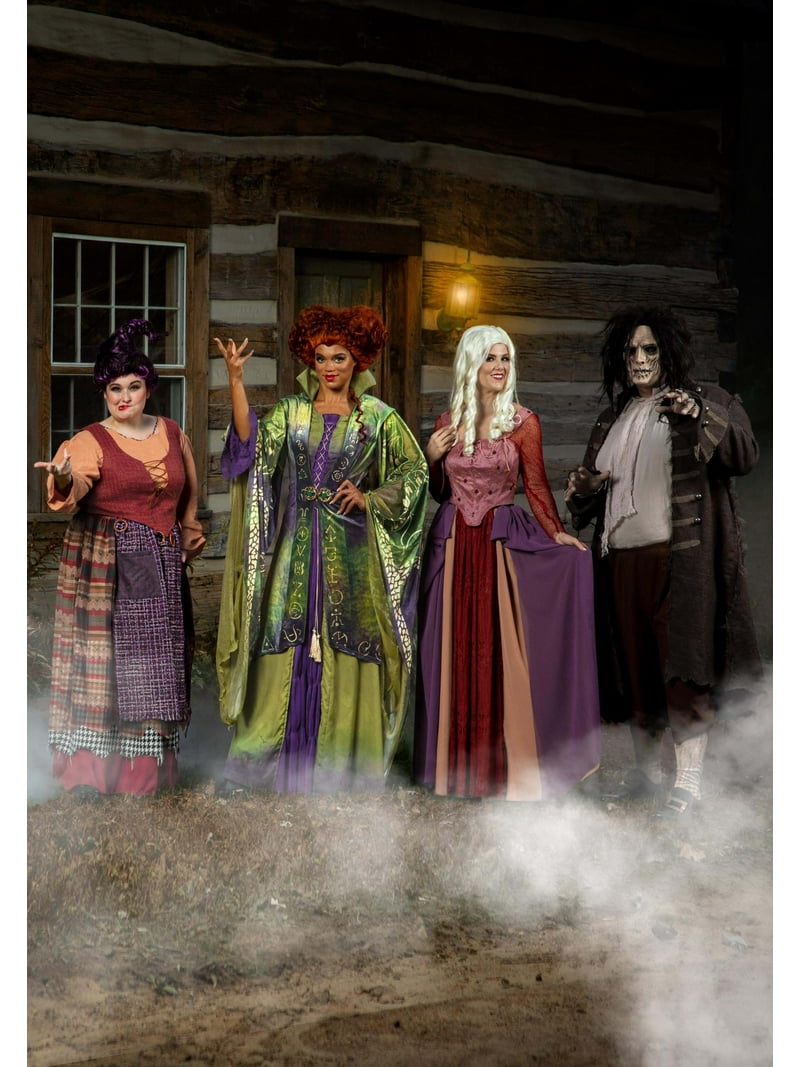 Authentic Hocus Pocus Winifred Sanderson Costume for Women | Adult | Womens | S | Green/Purple | FUN Costumes