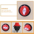 thumbnail image 3 of KAKOWELY Battery Disconnect Switch Battery Isolator RV Marine Boat UTV Accessories,1.77"X1.77"X2.27", 3 of 5