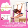 thumbnail image 5 of Kangaroo Hoppers Adjustable Gymnastics Bar for Kids Ages 3-15, 35.4" to 57.1", Horizontal Bar for Home, Steady Steel Construction, Anti-Slip, 260LBS, 5 of 7