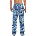 thumbnail image 2 of GZHJMY Shark Pajama Pants for Men, Lounge Pants Lightweight Men Pajama Bottoms with Drawstring Pockets, Christmas New Year Birthday Gifts, X-Large, 2 of 6
