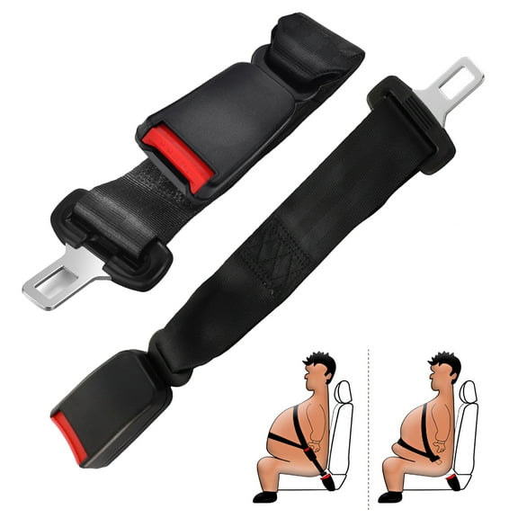 6PCS 14-inch Seat Belt Extender, Replacement Extender Easy use Belt Buckle For Cars