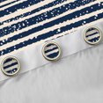 thumbnail image 4 of jejeloiu Vintage Stripes Pattern Black Out Curtains,Abstract Geometric Curtains Pack of 2 (42x63 Each),Blue White Bedroom Curtains For Kids,Breathable Home Decor, 4 of 6