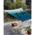 thumbnail image 3 of Sun Shade Sail 14x18Ft Blue Ombre Gradient Blue and Greyish White Uv Block Sunshade Canopy Outdoor Shade Cover Rectangle Shade Cloth For Patio Garden Yard Deck Pergola, 3 of 6