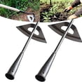 thumbnail image 2 of All-Steel Hardened Hollow Hoe Handheld Weeding Rake Planting Vegetables Farm Garden Agriculture Weeding Tool Dropshipping, 2 of 8